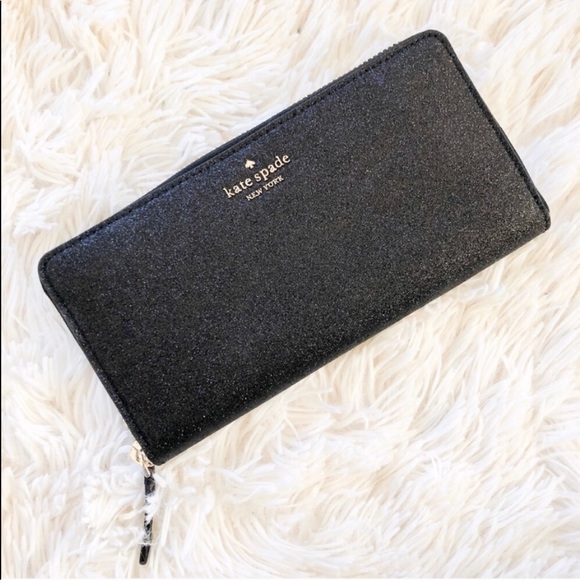 kate spade Handbags - Kate Spade Joeley Glitter Large Continental Wallet